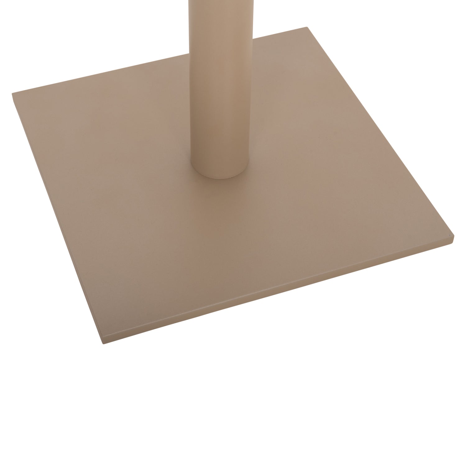 BAR TABLE BASE HM439.25 METAL IN CAPPUCCINO MATTE-HEIGHT ADJUSTERS 46x46x108Hcm.