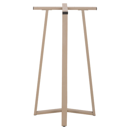 BAR TABLE BASE MEDIUM HEIGHT HM477.25 METAL IN CAPPUCCINO 50x50x90Hcm.