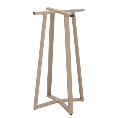 BAR TABLE BASE MEDIUM HEIGHT HM477.25 METAL IN CAPPUCCINO 50x50x90Hcm.