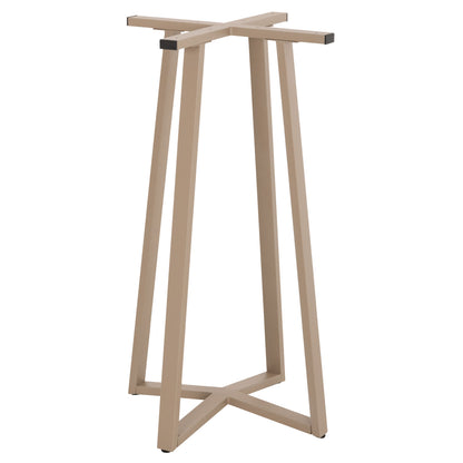 BAR TABLE BASE MEDIUM HEIGHT HM477.25 METAL IN CAPPUCCINO 50x50x90Hcm.