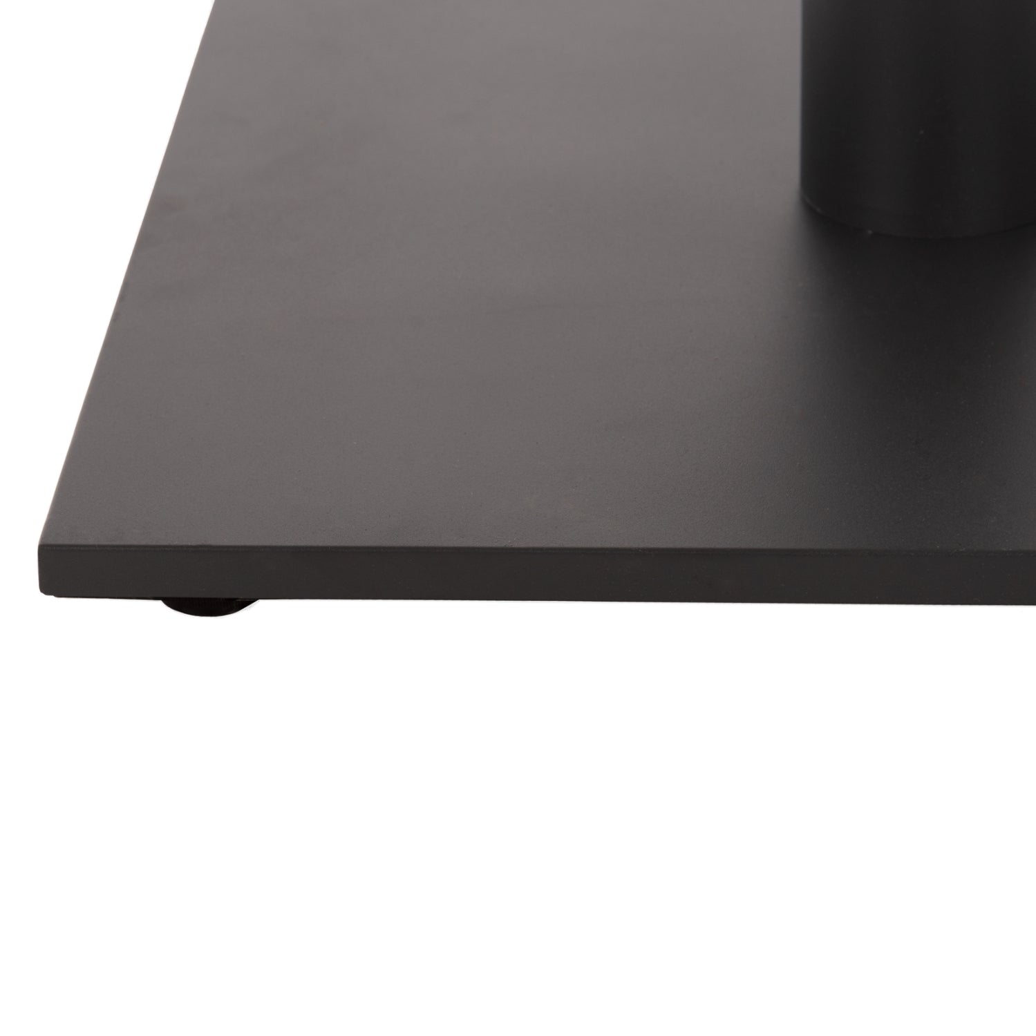 BASE FOR BAR TABLE HM439.20 MATTE GREY METAL WITH HEIGHT ADJUSTERS 46Χ46Χ108Hcm.