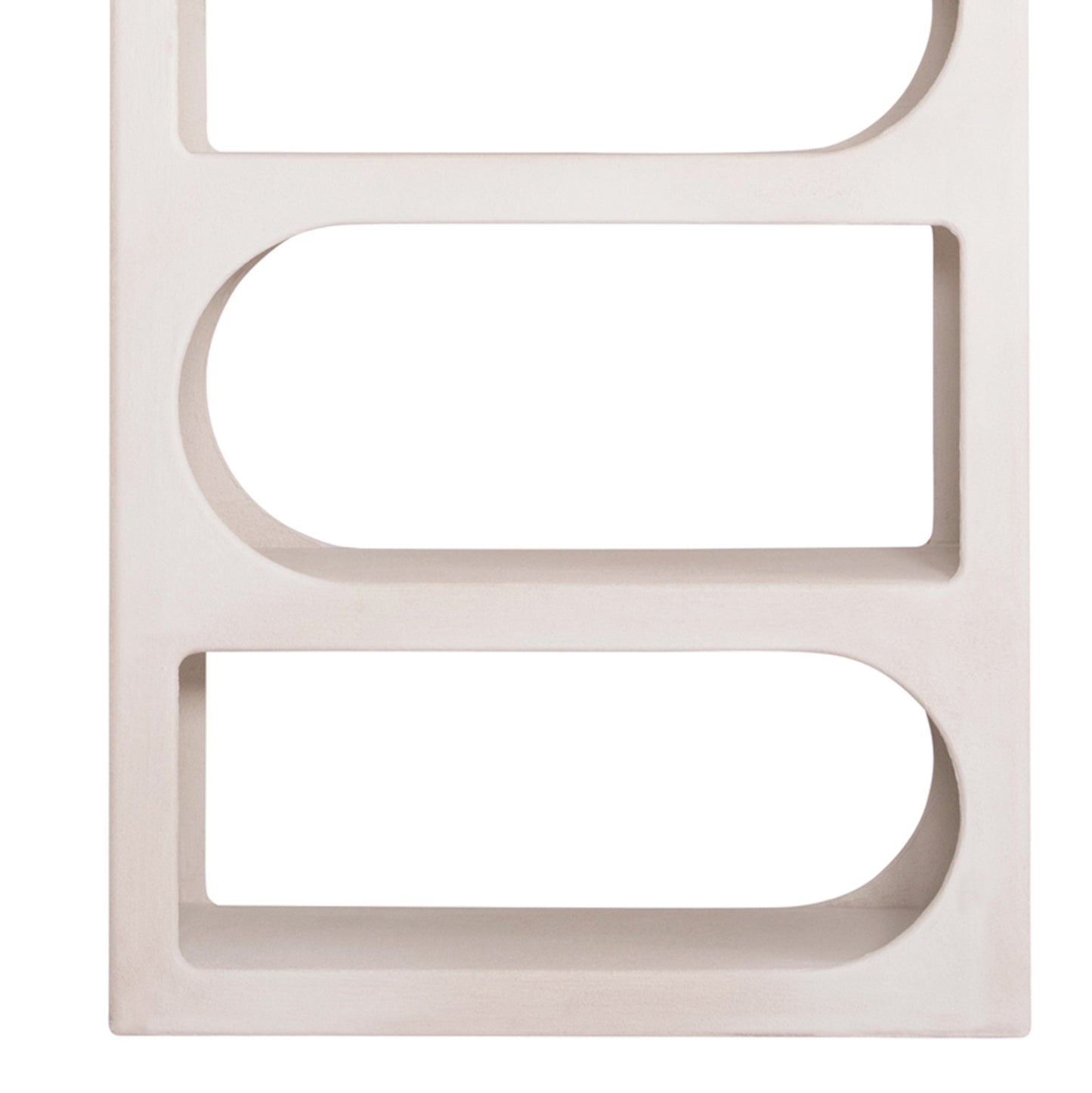 BOOKCASE SERIES SANTORINI HM18062 MDF IN WHITE COLOR 80x38x180Hcm.
