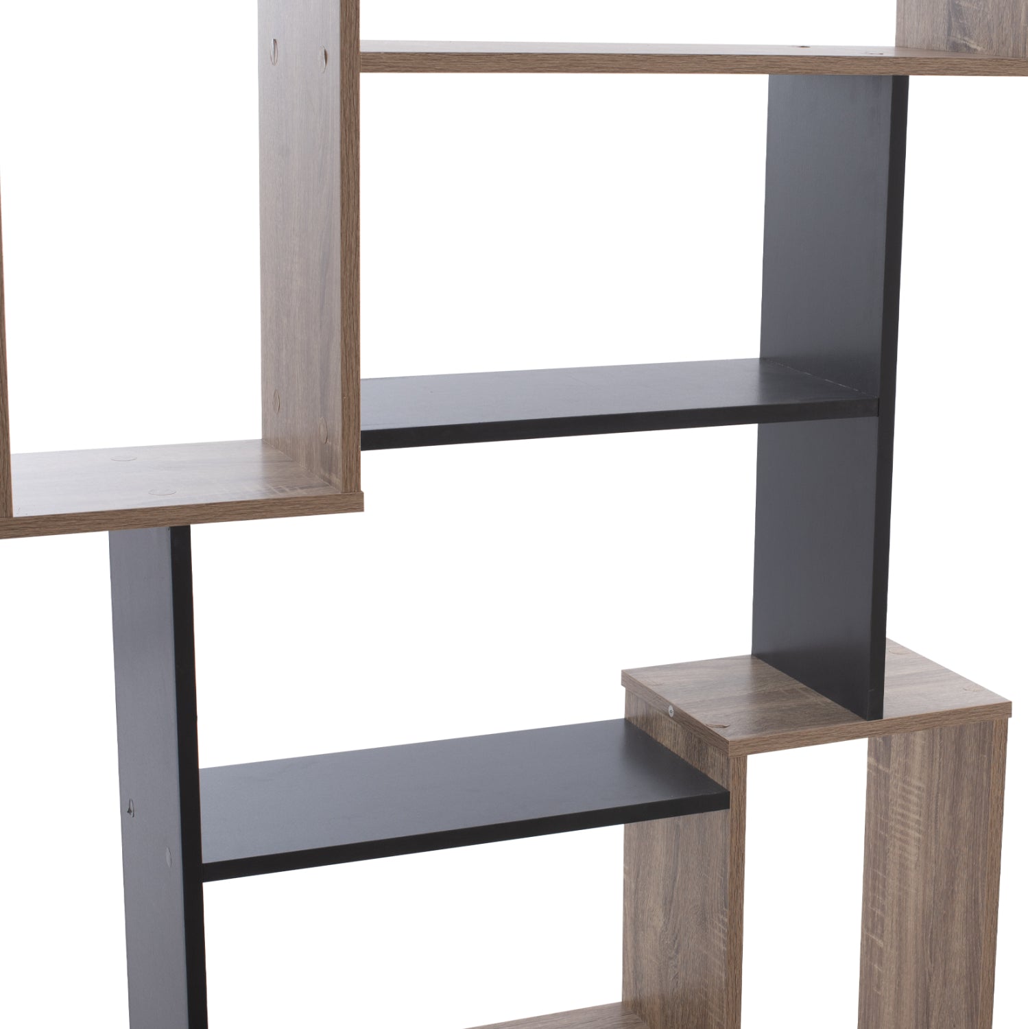 BOOKCASE SHAY HM8768.02 85X22X140 GRAY