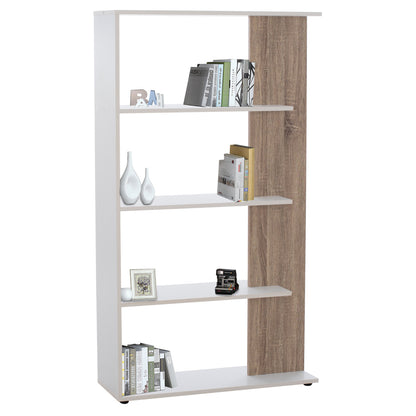 BOOKCASE HARVEY HM8770 80X23X141 WHITE