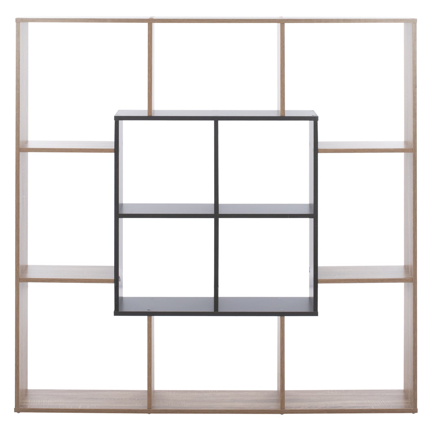 BOOKCASE BRODY HM8771.02 136X22X136 GRAY