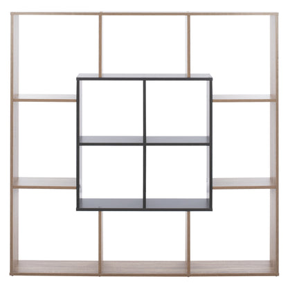 BOOKCASE BRODY HM8771.02 136X22X136 GRAY