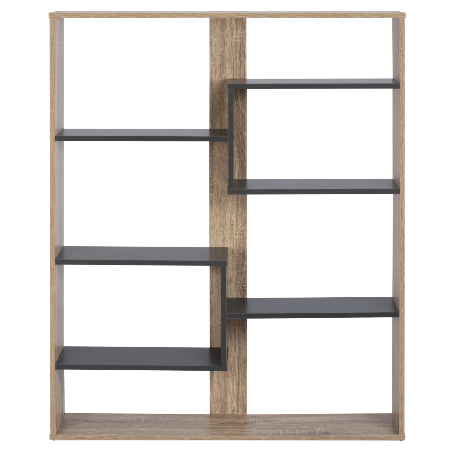 BOOKCASE MARCELINE HM8772.02 100Χ21Χ124,5 GRAY