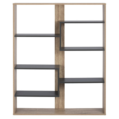 BOOKCASE MARCELINE HM8772.02 100Χ21Χ124,5 GRAY