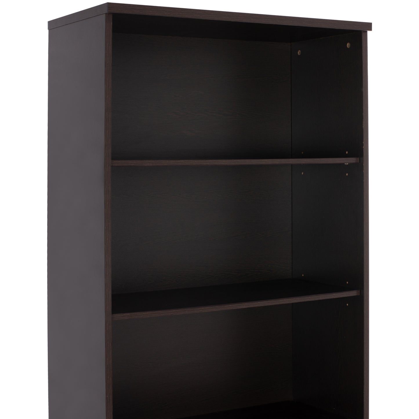 Professional office bookcase HM2014.02 wenge color with 2 doors 80Χ39Χ179