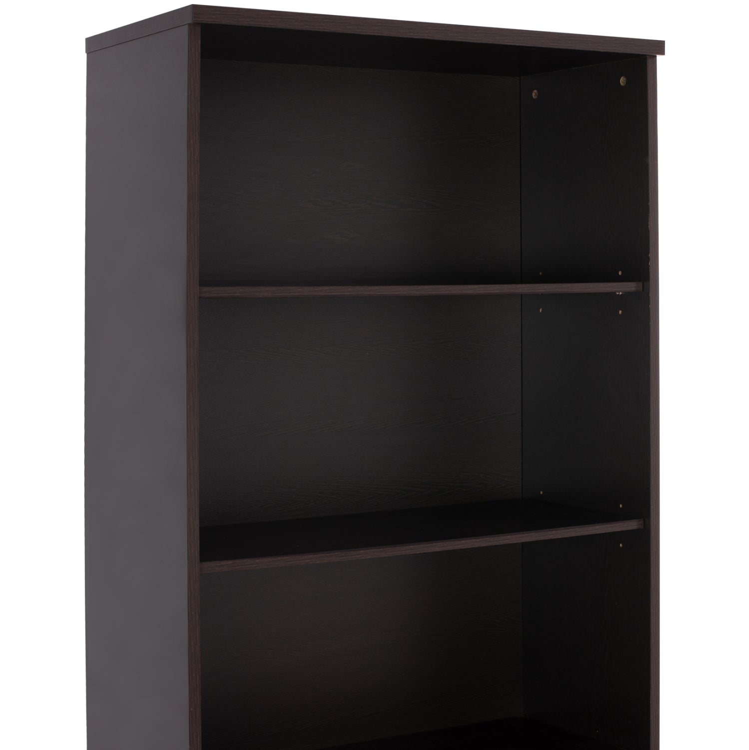 Professional office bookcase HM2014.02 wenge color with 2 doors 80Χ39Χ179