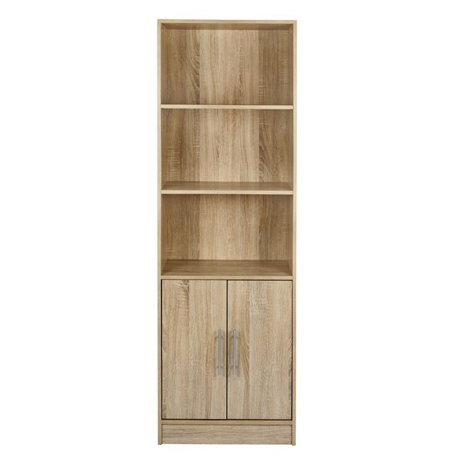 Melamine bookcase ENSLEY HM2027.02 sonama 60x30x180