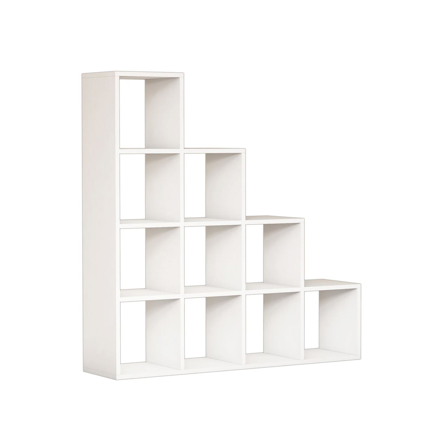 BOOKCASE SCALE HM9238.11 MELAMINE WHITE 120x30x123,6Hcm.