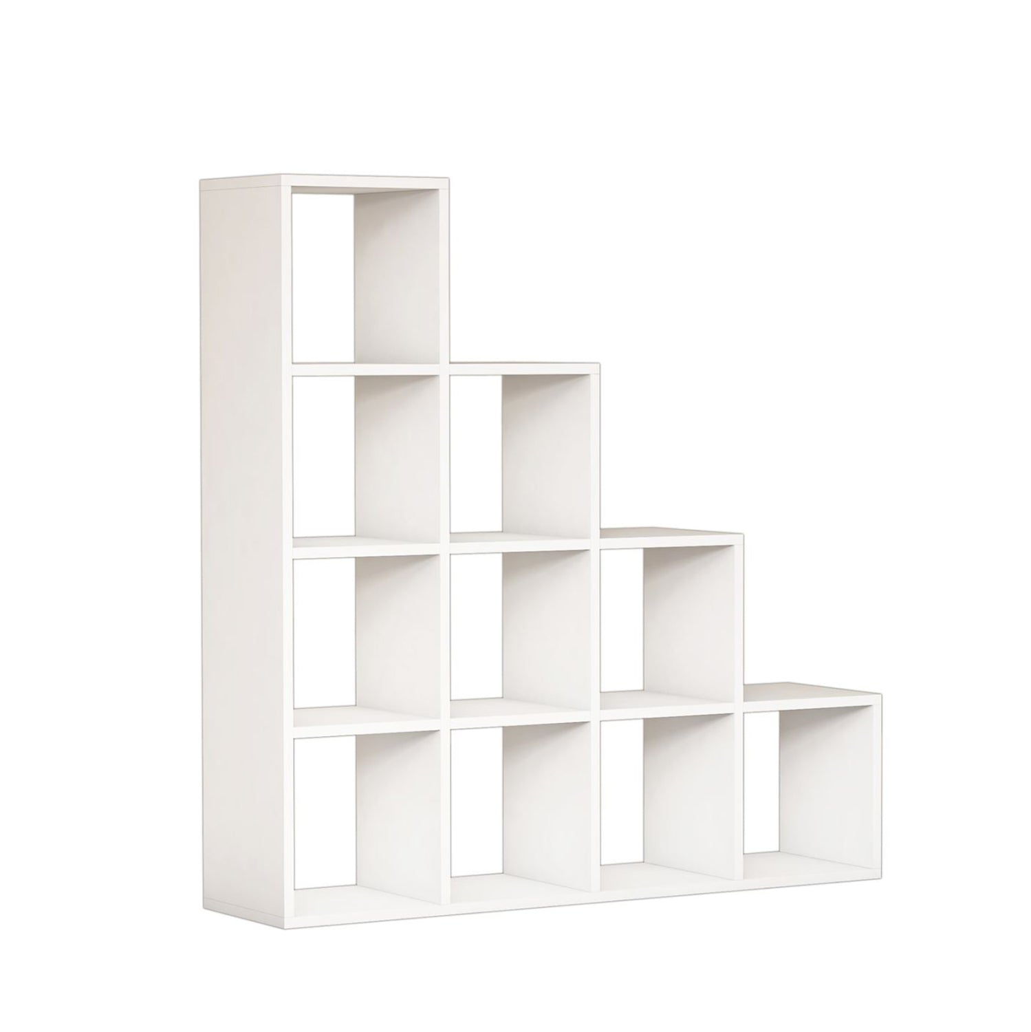 BOOKCASE SCALE HM9238.11 MELAMINE WHITE 120x30x123,6Hcm.
