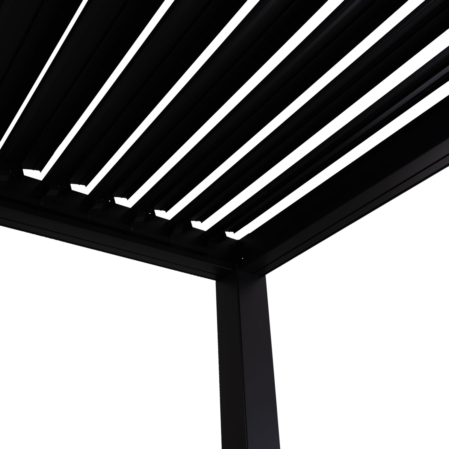BIOCLIMATIC ALUMINUM PERGOLA PREMIUM FRANIO HM6609.01 BLACK 300x300x240Hcm.
