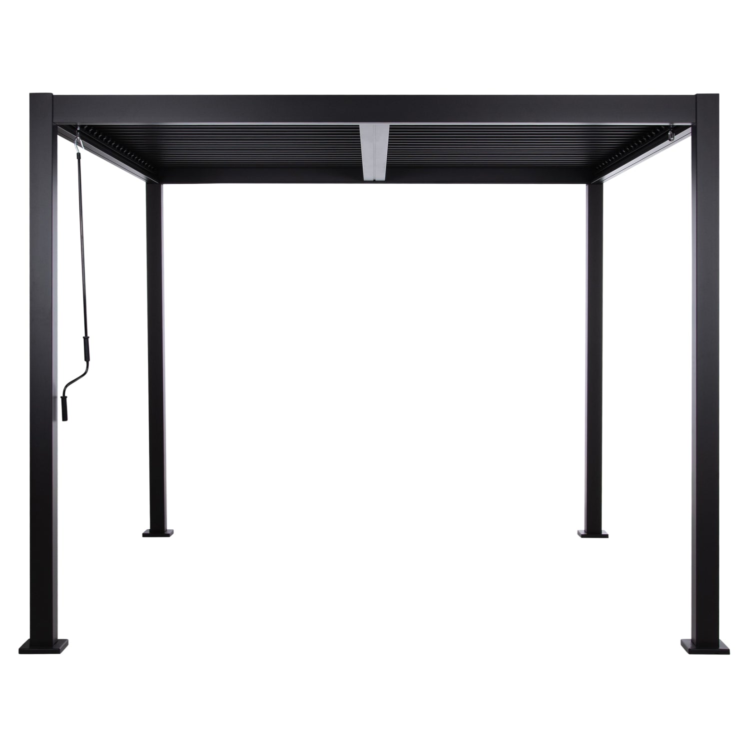 BIOCLIMATIC ALUMINUM PERGOLA PREMIUM FRANIO HM6609.01 BLACK 300x300x240Hcm.