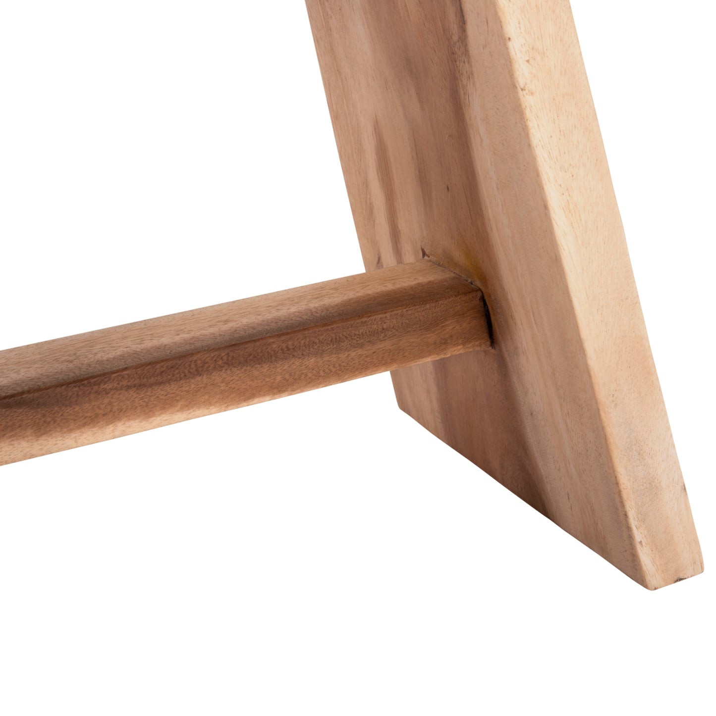 SIDE STOOL SADEL HM18294 SUAR WOOD--NATURAL COLOR 50x30x45Hcm.
