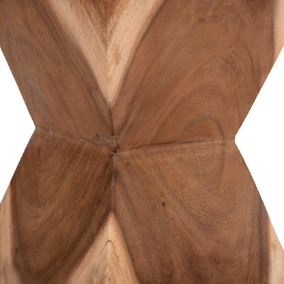 SIDE STOOL ANVIL HM9756.11 SUAR WOOD IN NATURAL 31x31x45Hcm.