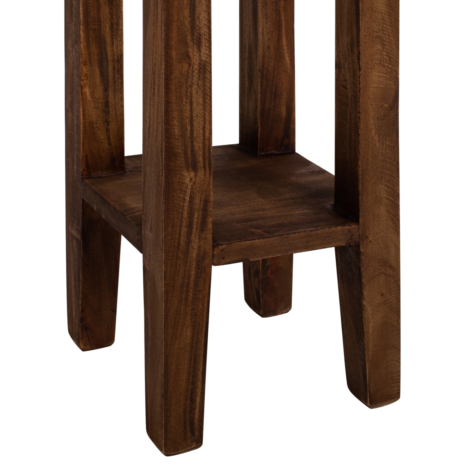 SIDE TABLE RAMU HM9484.01 MAHOGANY WOOD WITH A DRAWER IN NATURAL COLOR 25x25x66,5Hcm.