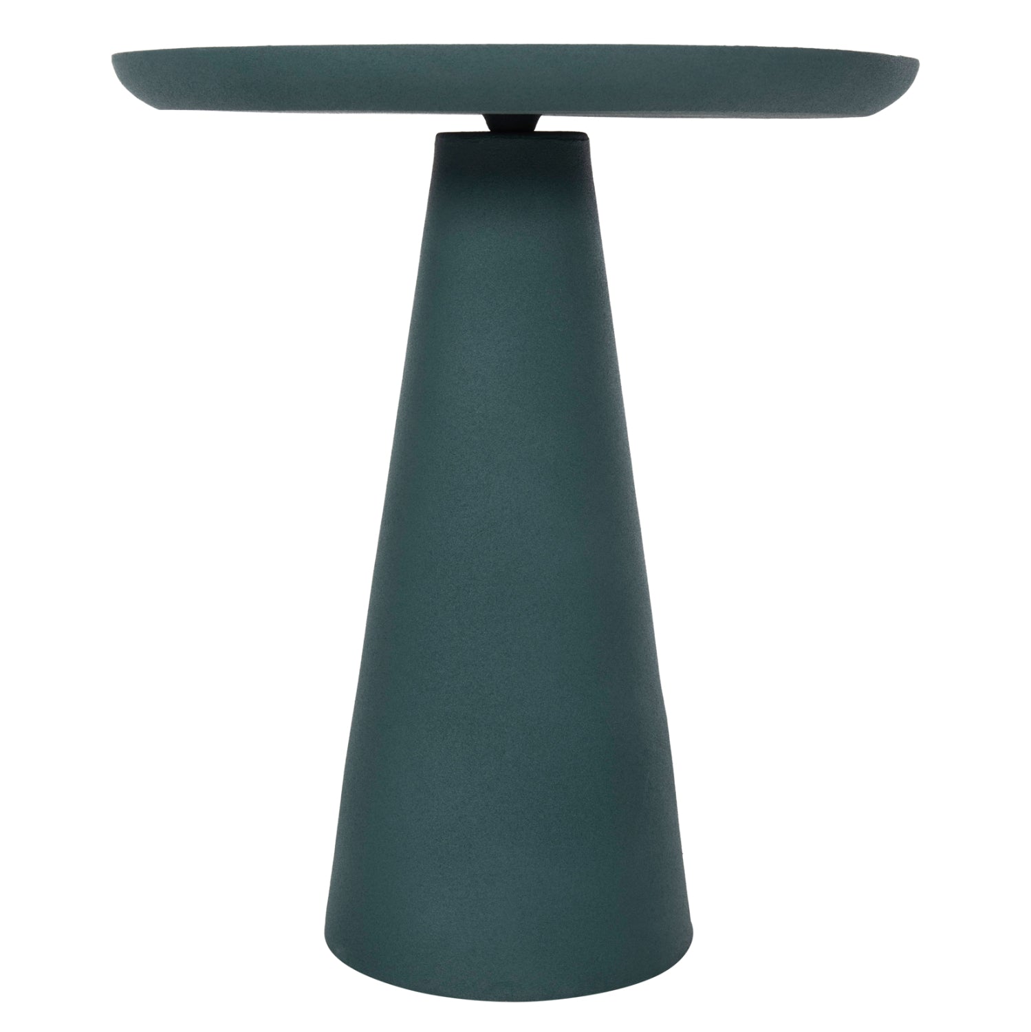 SIDE TABLE DELCON HM4246.03 METAL IN GREEN Φ45x51,5Hcm.