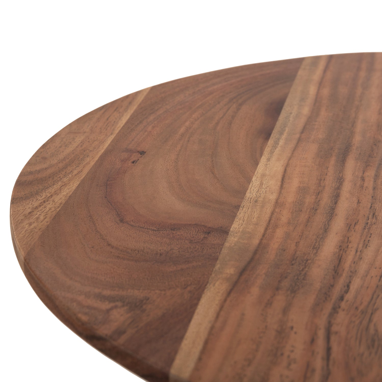SIDE TABLE ROUND GROOT HM9698 SOLID ACACIA-NATURAL COLOR Φ45x44Hcm.