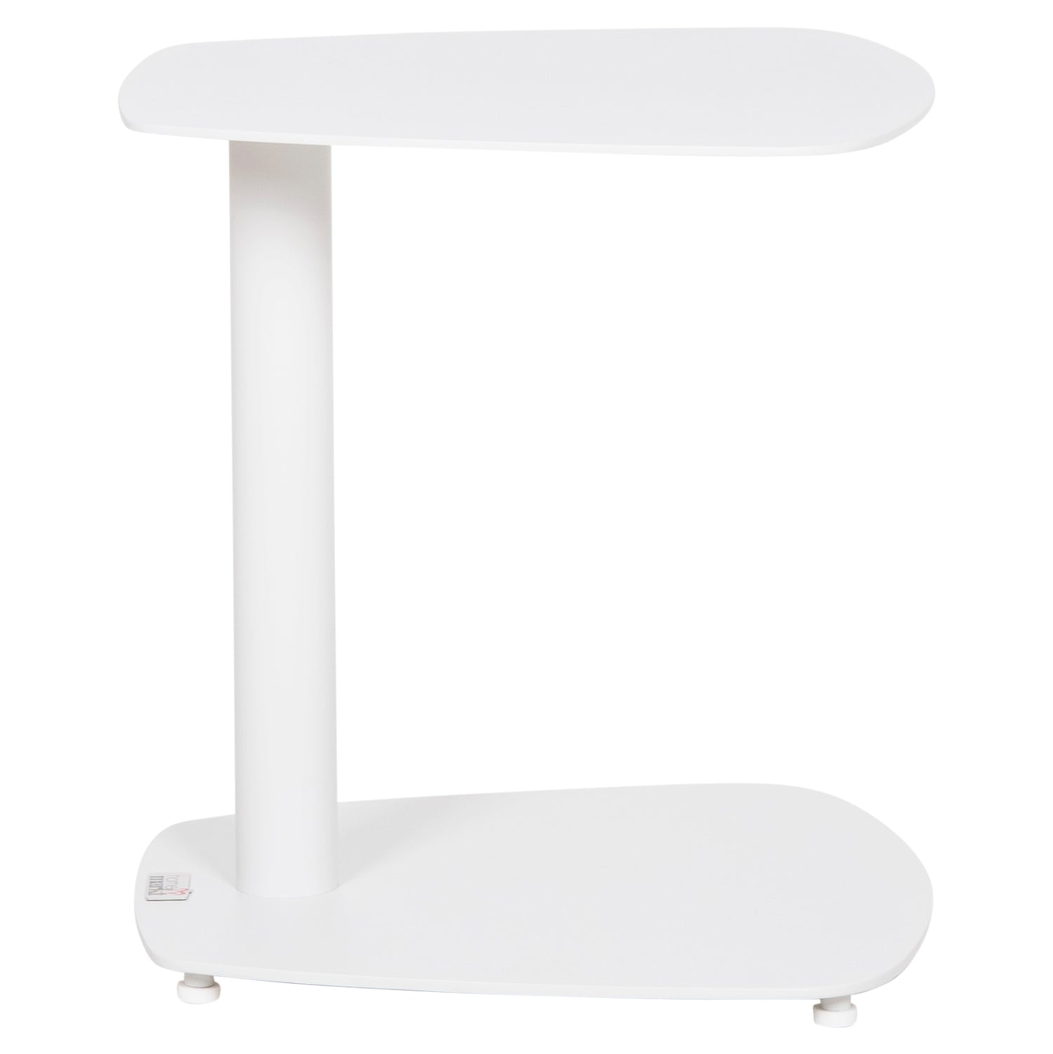 SUNBED SIDE TABLE CARET HM6563.02 ALUMINUM IN WHITE 40x39x42Hcm.