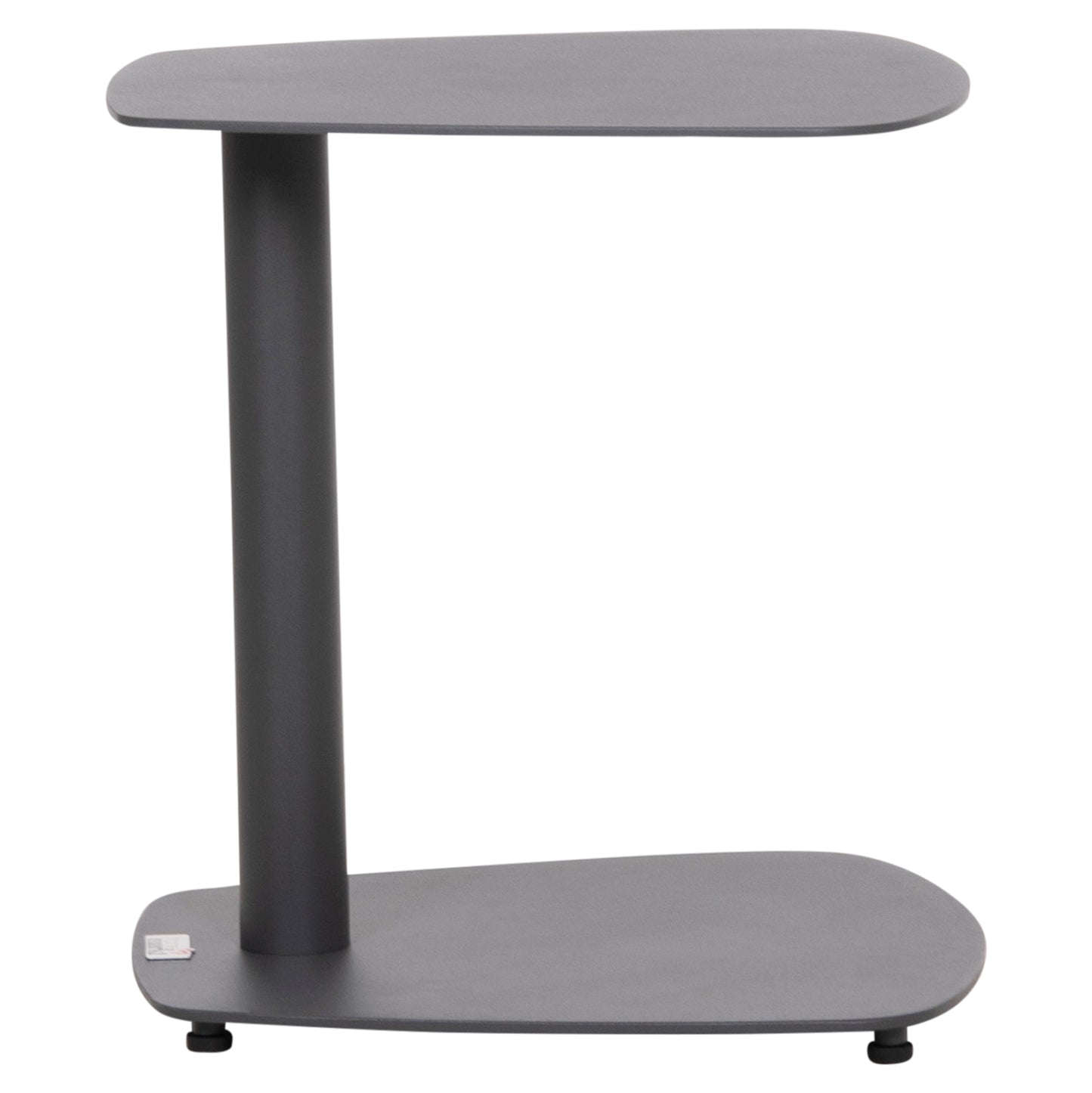 SUNBED SIDE TABLE CARET HM6563.01 ALUMINUM IN GREY 40x39x42Hcm.