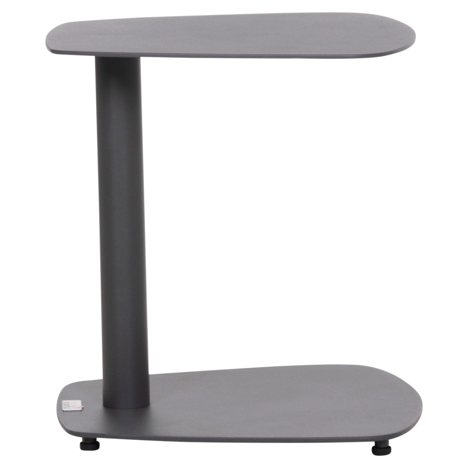 SUNBED SIDE TABLE CARET HM6563.01 ALUMINUM IN GREY 40x39x42Hcm.