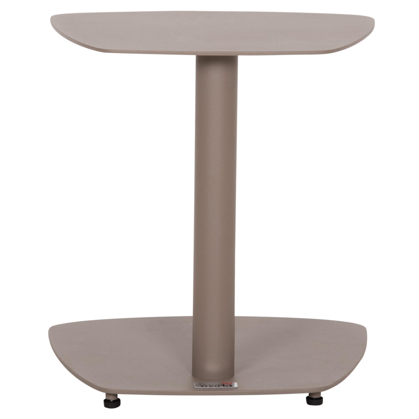 SUNBED SIDE TABLE CARET HM6563.03 ALUMINUM IN LIGHT GREY (TAUPE) 40x39x42Hcm.