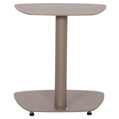 SUNBED SIDE TABLE CARET HM6563.03 ALUMINUM IN LIGHT GREY (TAUPE) 40x39x42Hcm.