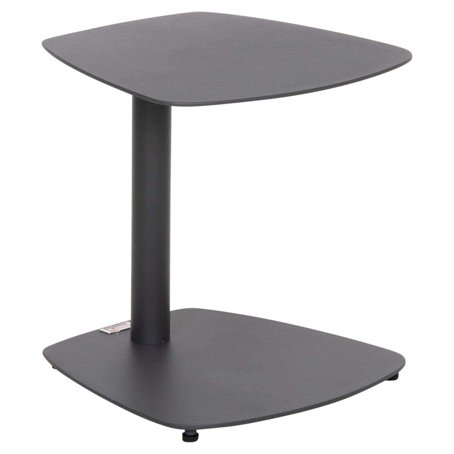 SUNBED SIDE TABLE CARET HM6563.01 ALUMINUM IN GREY 40x39x42Hcm.