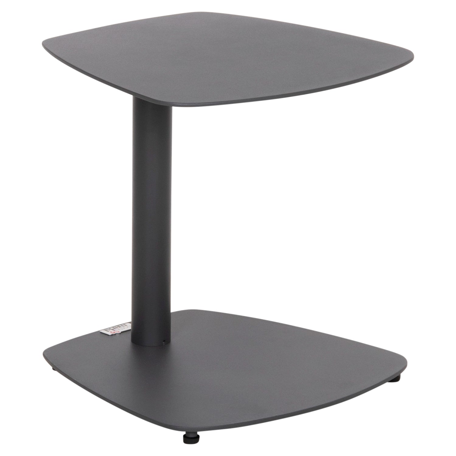 SUNBED SIDE TABLE CARET HM6563.01 ALUMINUM IN GREY 40x39x42Hcm.