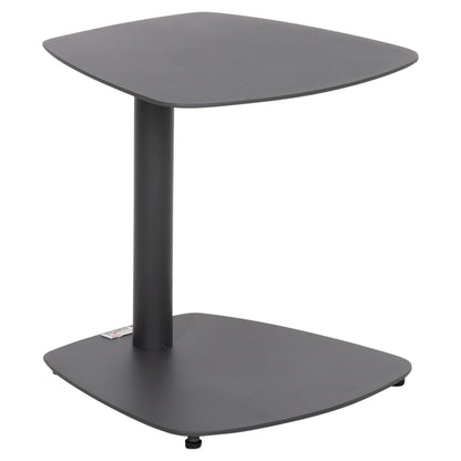 SUNBED SIDE TABLE CARET HM6563.01 ALUMINUM IN GREY 40x39x42Hcm.