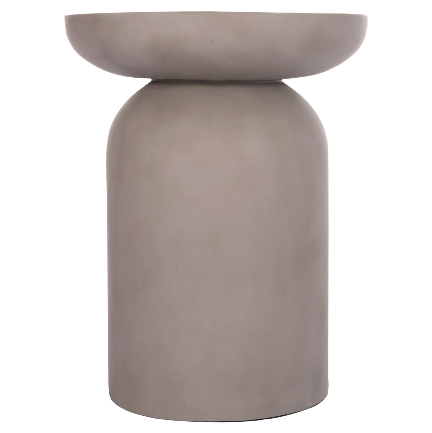 SIDE TABLE ANNA HM18160.03 FIBER CEMENT IN GREY--Φ60x76Hcm.