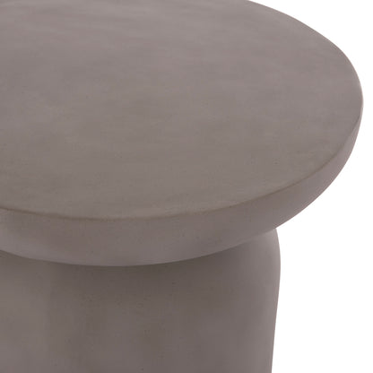 SIDE TABLE ANNA HM18160.03 FIBER CEMENT IN GREY--Φ60x76Hcm.