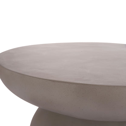 SIDE TABLE ANNA HM18160.03 FIBER CEMENT IN GREY--Φ60x76Hcm.