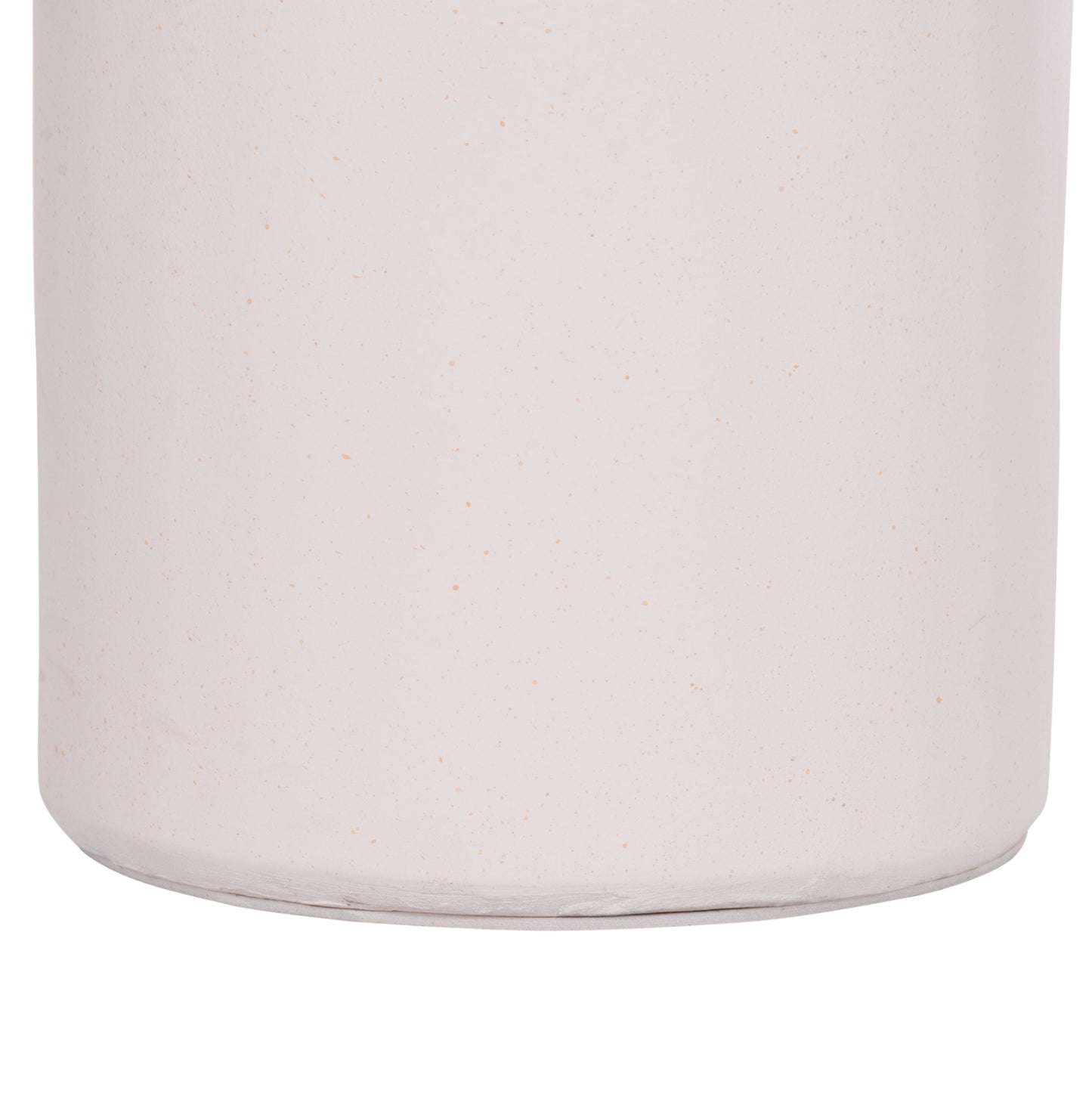 SIDE TABLE TRED(T) HM18169.02 FIBER CEMENT IN WHITE-NATURAL RATTAN--Φ40x61Hcm.