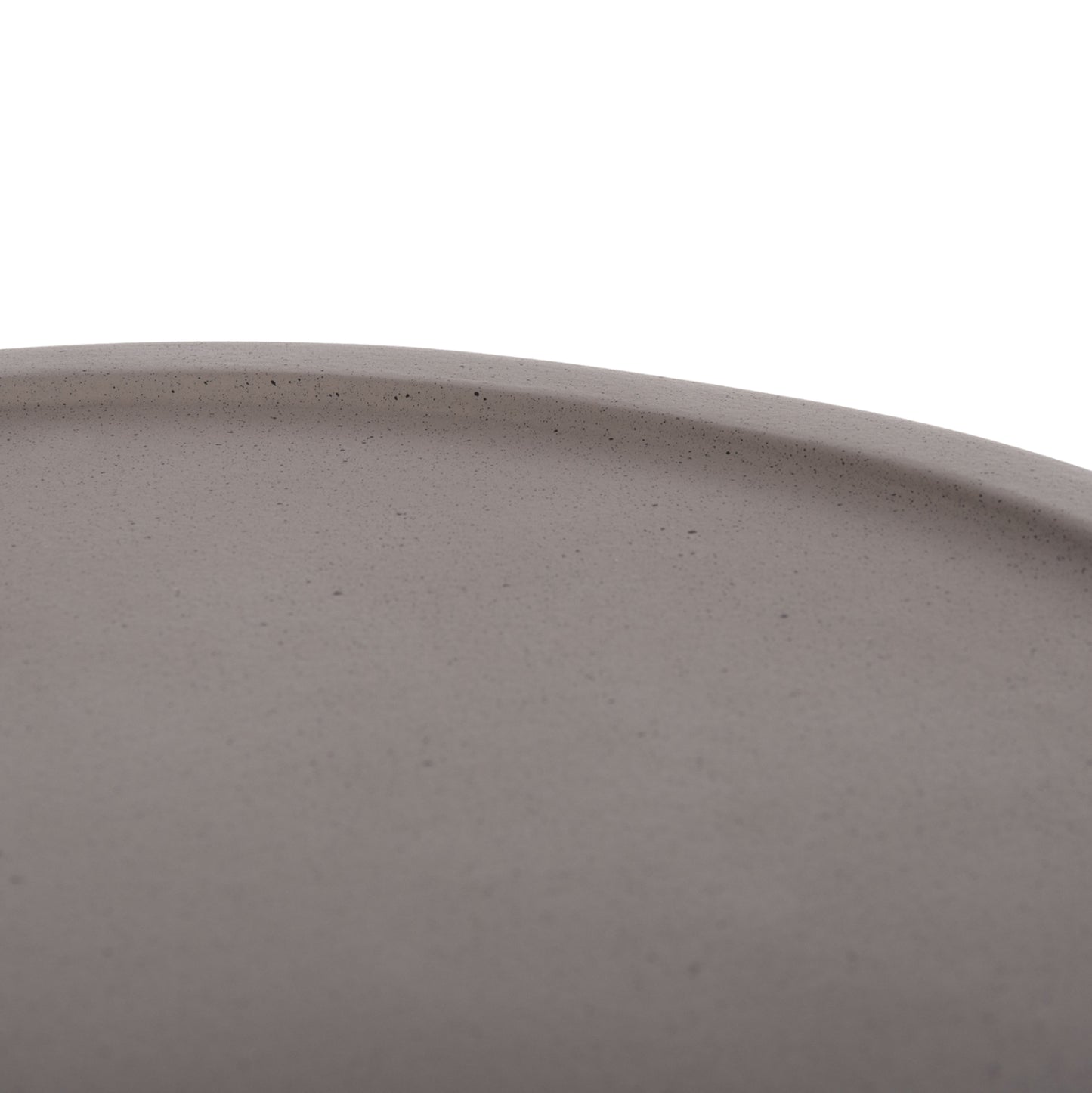 SIDE TABLE TRED(T) HM18169.03 FIBER CEMENT IN GREY-NATURAL RATTAN--Φ40x61Hcm.