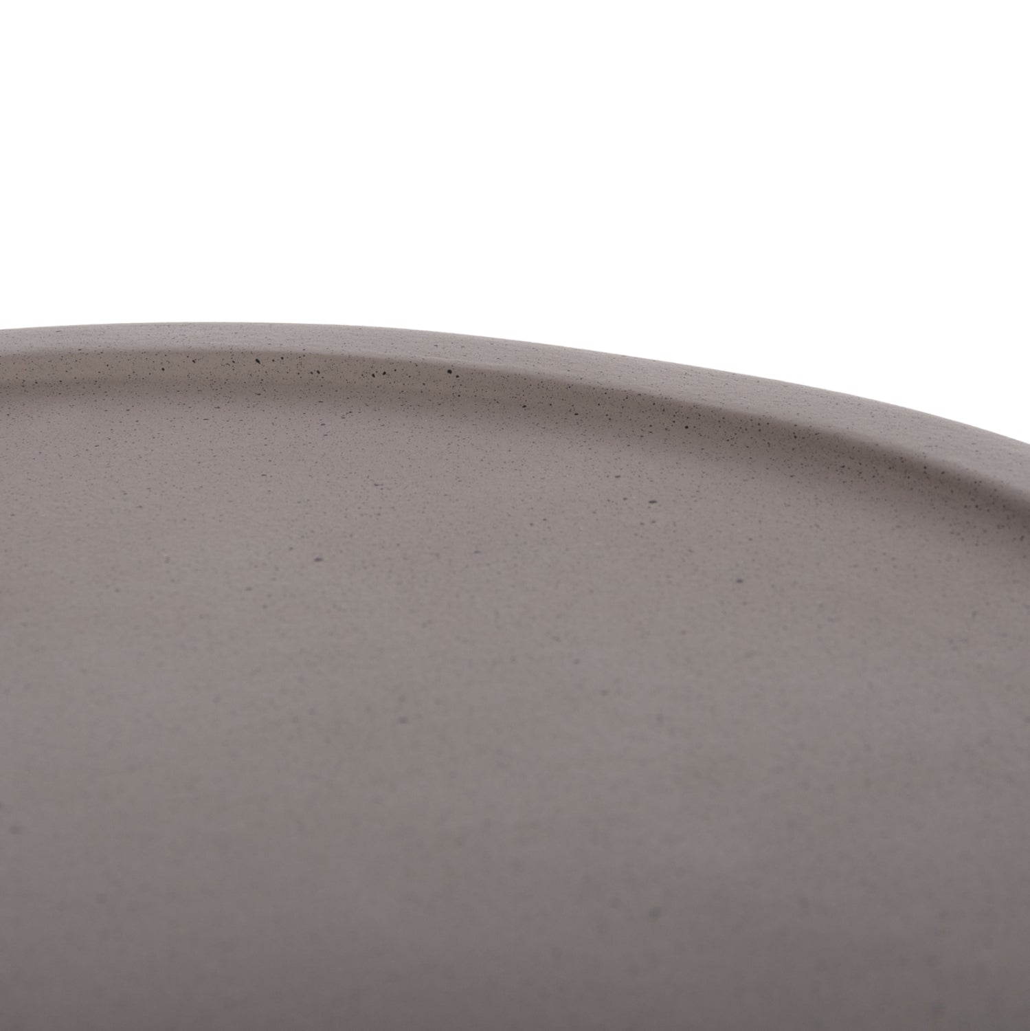 SIDE TABLE TRED(T) HM18169.03 FIBER CEMENT IN GREY-NATURAL RATTAN--Φ40x61Hcm.