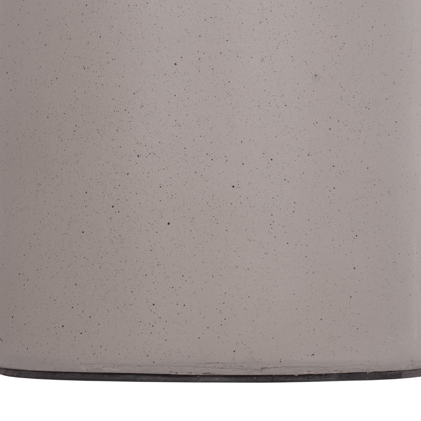 SIDE TABLE TRED(T) HM18169.03 FIBER CEMENT IN GREY-NATURAL RATTAN--Φ40x61Hcm.