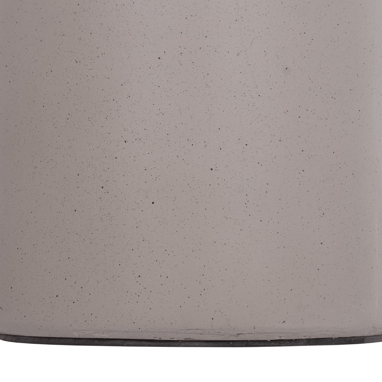 SIDE TABLE TRED(T) HM18169.03 FIBER CEMENT IN GREY-NATURAL RATTAN--Φ40x61Hcm.