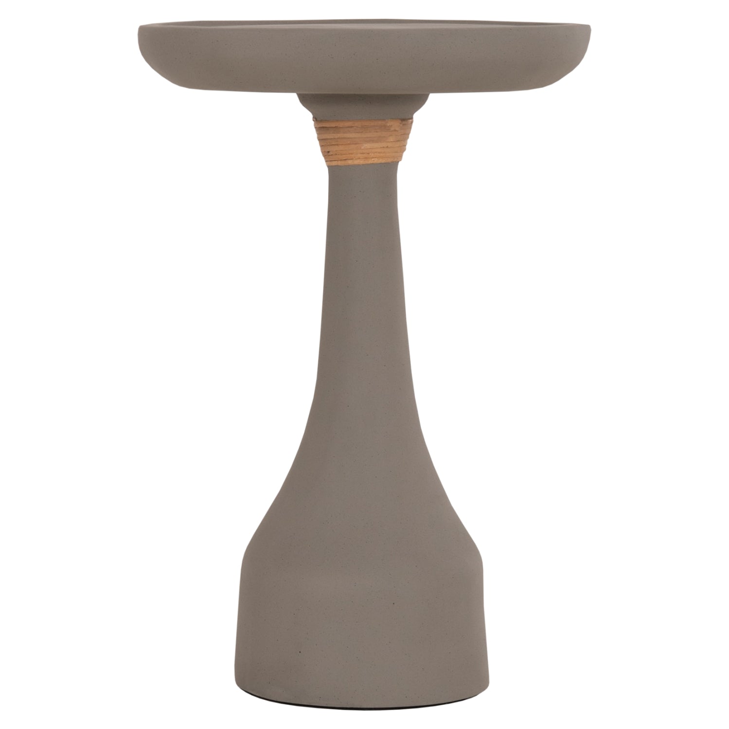 LAMP TABLE ROUND TORG HM18170.03 FIBER CEMENT GREY Φ41x62Hcm.