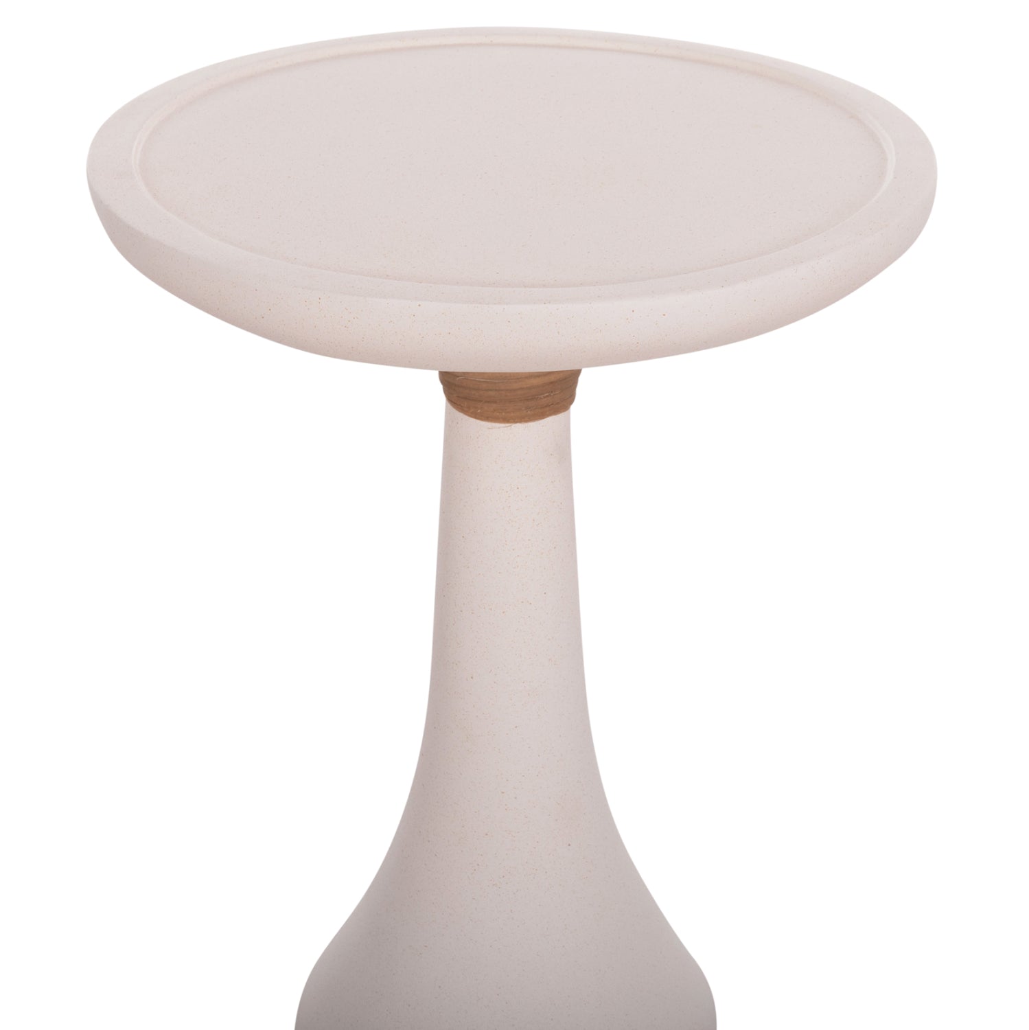 LAMP TABLE ROUND TORG HM18170.02 FIBER CEMENT WHITE Φ41x62Hcm.