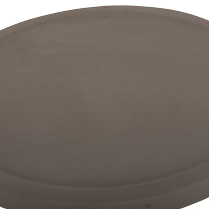 LAMP TABLE ROUND TORG HM18170.03 FIBER CEMENT GREY Φ41x62Hcm.