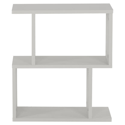 SIDE TABLE HM8956.13 WITH STORAGE SPACES AMABELLA MELAMINE WHITE 45x17x52Hcm.