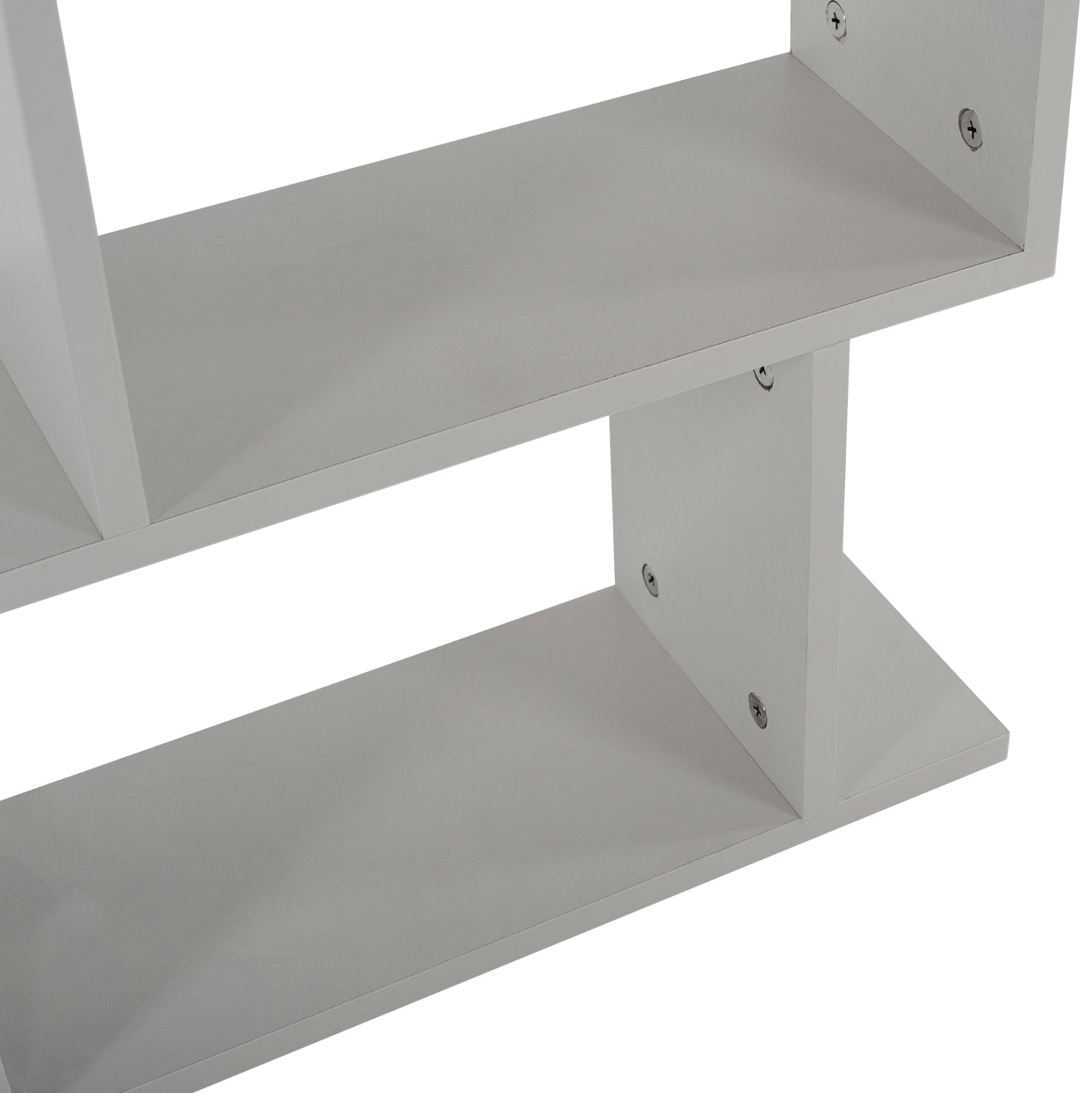 SIDE TABLE HM8956.13 WITH STORAGE SPACES AMABELLA MELAMINE WHITE 45x17x52Hcm.