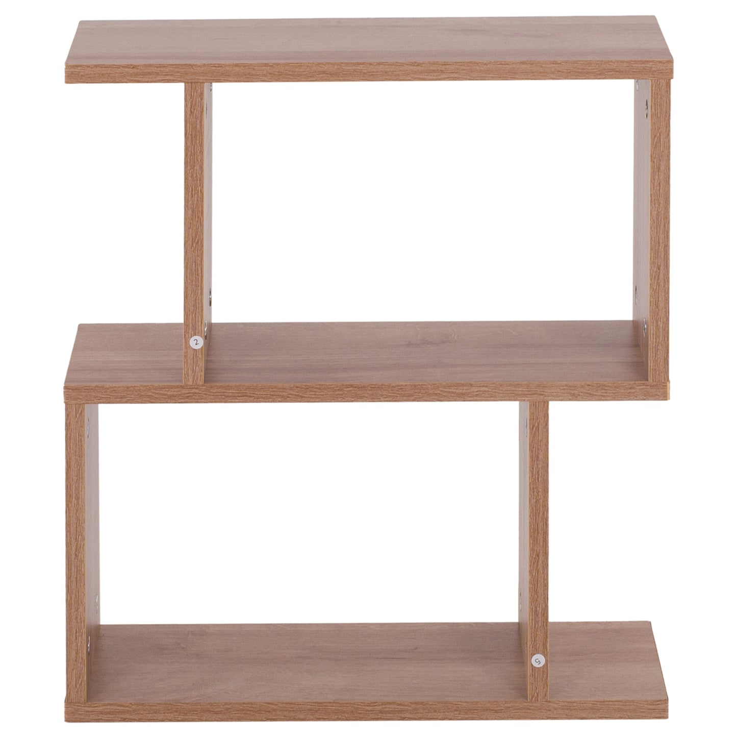 SIDE TABLE AMEER WITH STORAGE SPACES HM8881.11 MELAMINE IN NATURAL COLOR 50x17x56Hcm.
