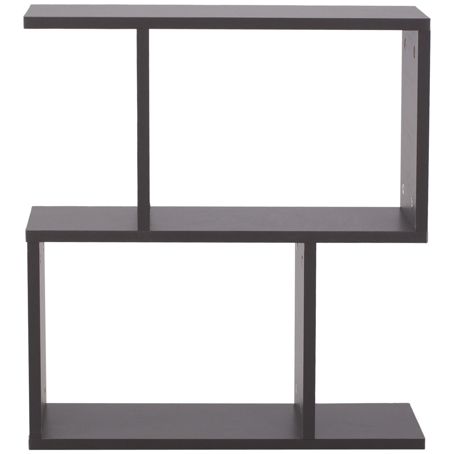 SIDE TABLE AMEER WITH STORAGE SPACES HM8881.20 MELAMINE IN GREY COLOR 50x17x56Hcm.