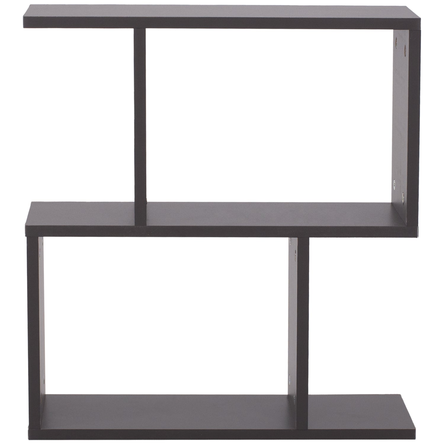 SIDE TABLE AMEER WITH STORAGE SPACES HM8881.20 MELAMINE IN GREY COLOR 50x17x56Hcm.