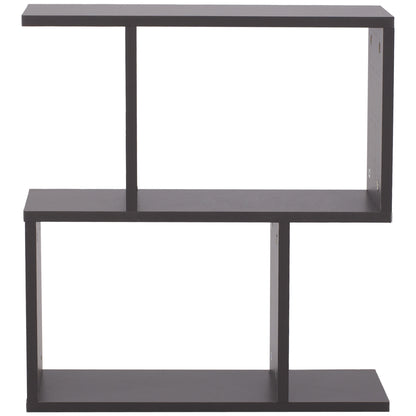 SIDE TABLE AMEER WITH STORAGE SPACES HM8881.20 MELAMINE IN GREY COLOR 50x17x56Hcm.