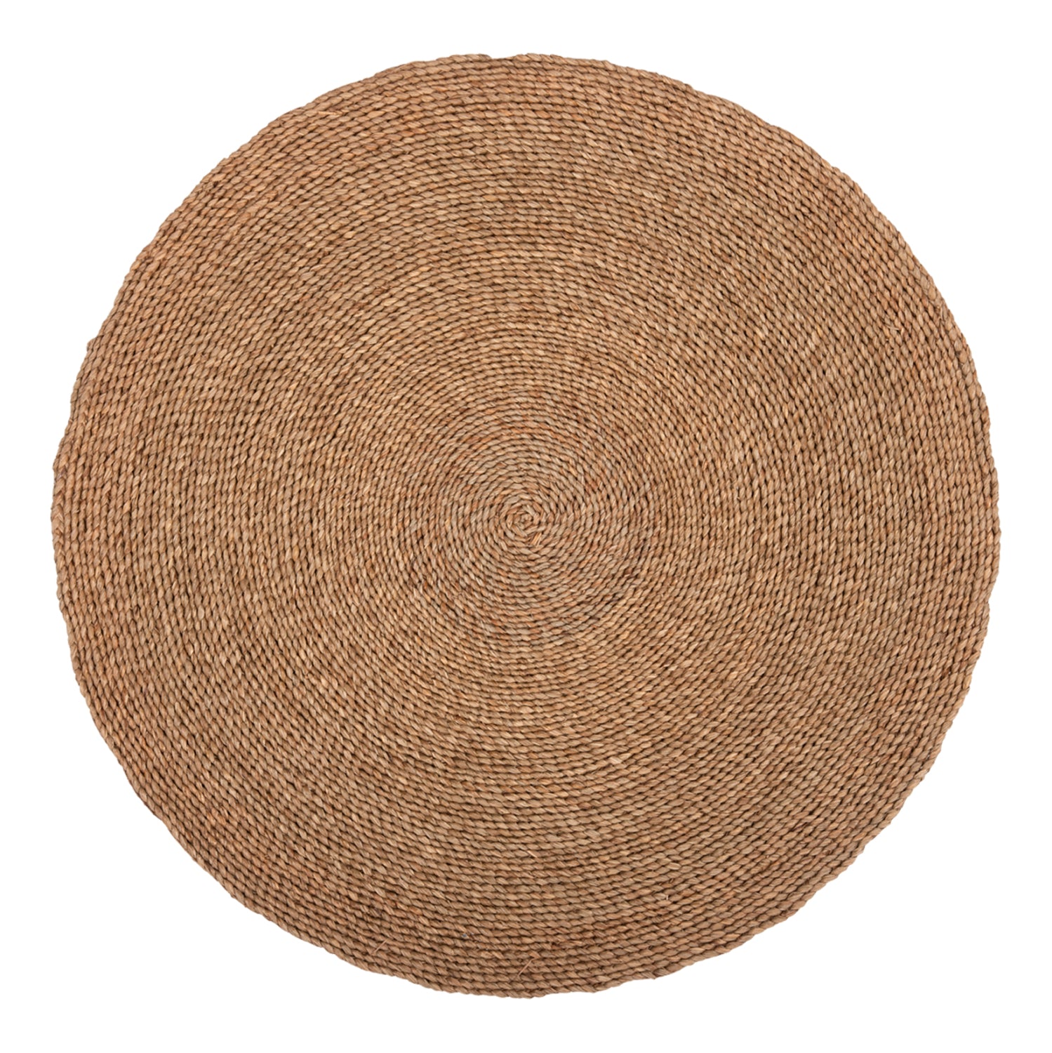 ROUND RUG CRATER HM7848 MENDONG GRASS IN NATURAL COLOR Φ120cm.